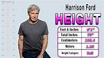 Harrison Ford Height