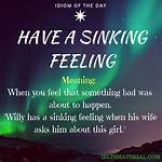 Has a Sinking Feeling?