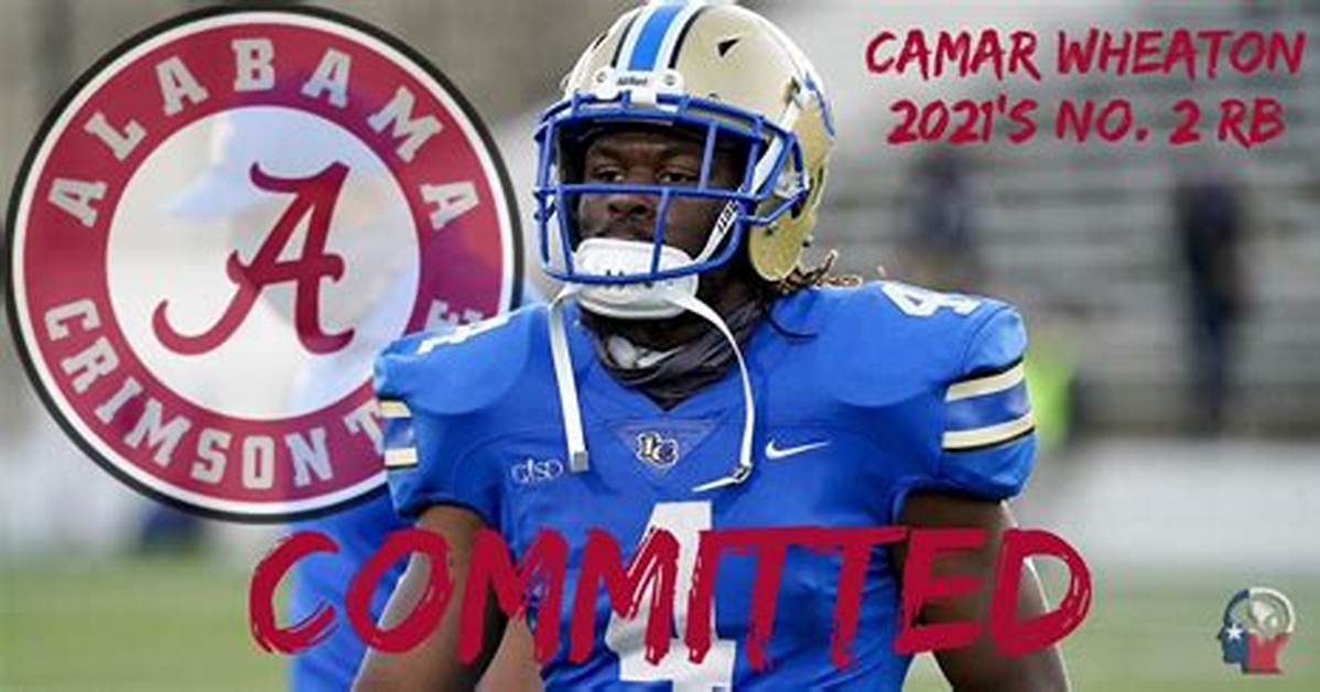 Has Camar Wheaton Committed?