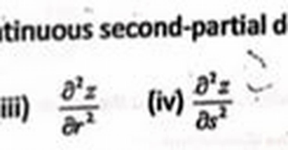 Has Continuous Partial Derivatives?
