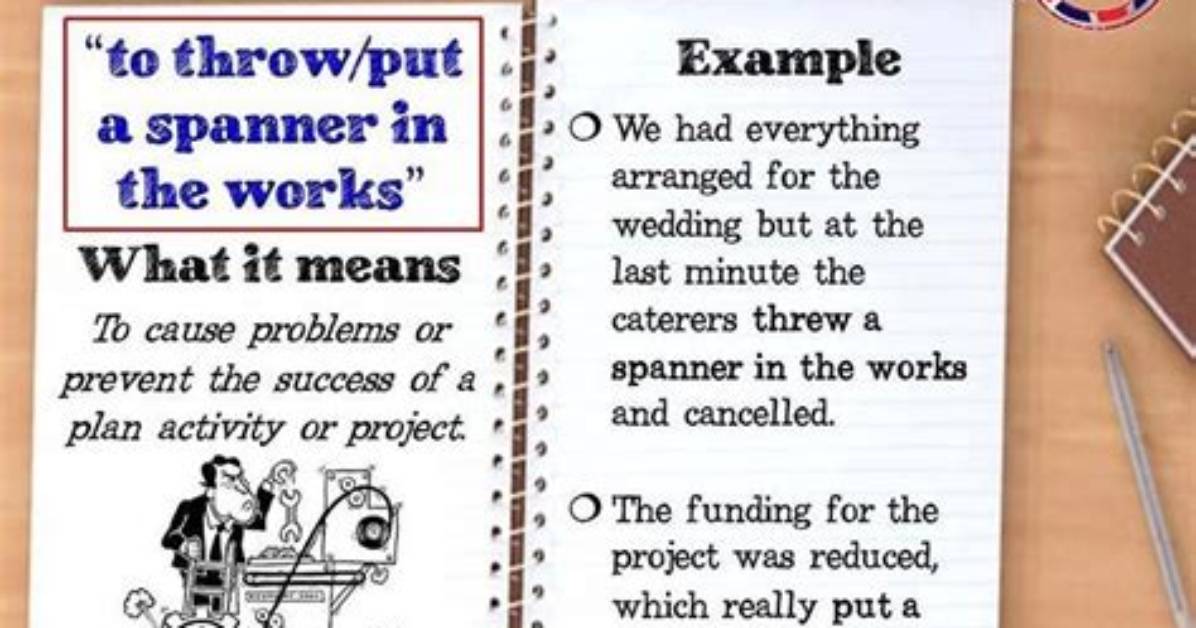 Has Thrown a Spanner?