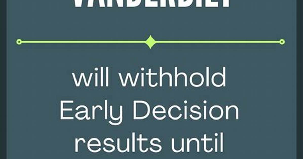 Has Vanderbilt Gone Test Optional?