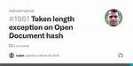 Hash 'Hashcat': Token Length Exception