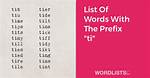 Hat Does Ic Tic Mean Prefix? Check It out – Tic Suffix Meaning