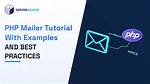 Having an Issue Using Mailer. Php