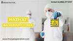 Hazmat Background Check