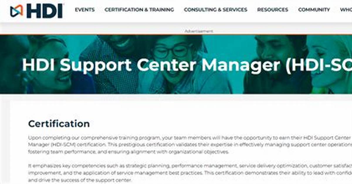 Hdi Certification