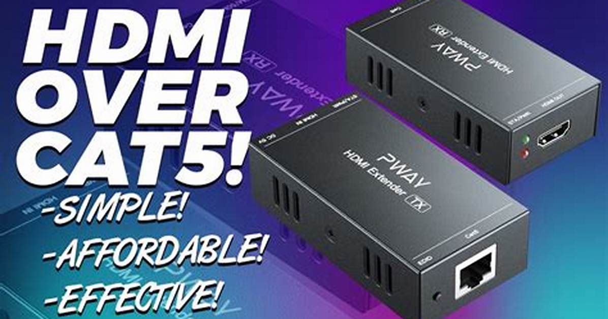 Hdmi Cat5