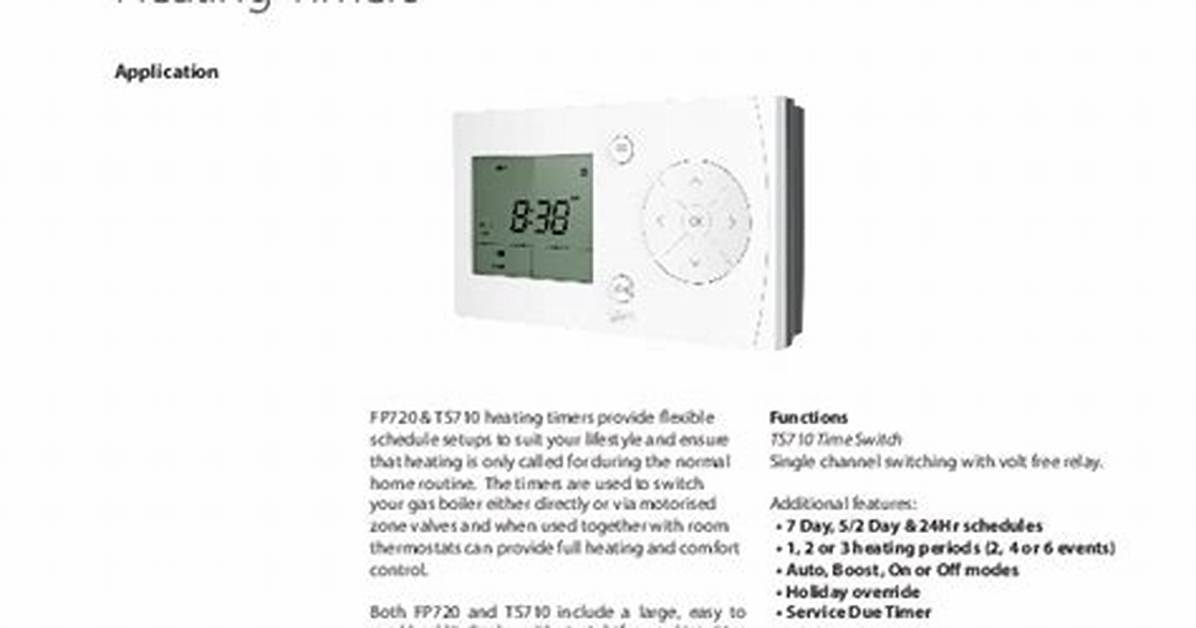 Heating Timers