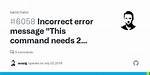 Helm Error "Error: This Command Needs 2 Arguments: Release Name, Chart Path"