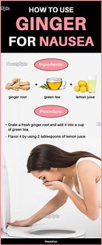 Help with Nausea Ginger