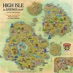 High Isle & Amenos Map