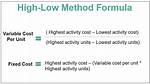 High Low Method Accounting