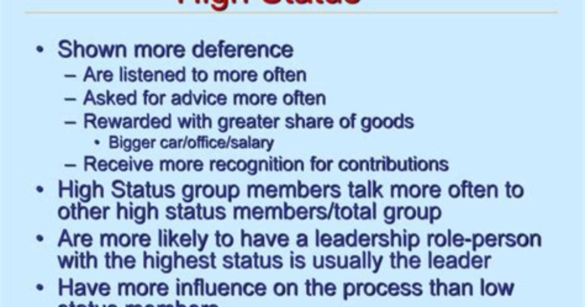 High-Status Group
