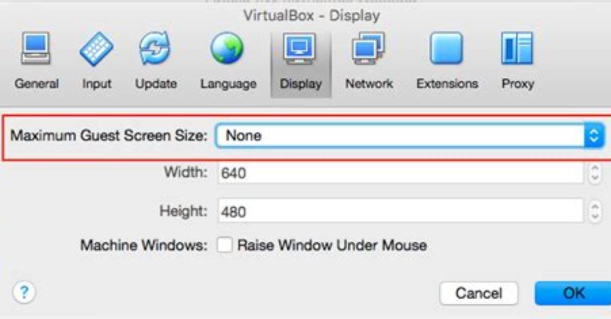Higher Screen Resolution in Virtualbox?