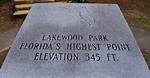 Highest Elevation in Florida