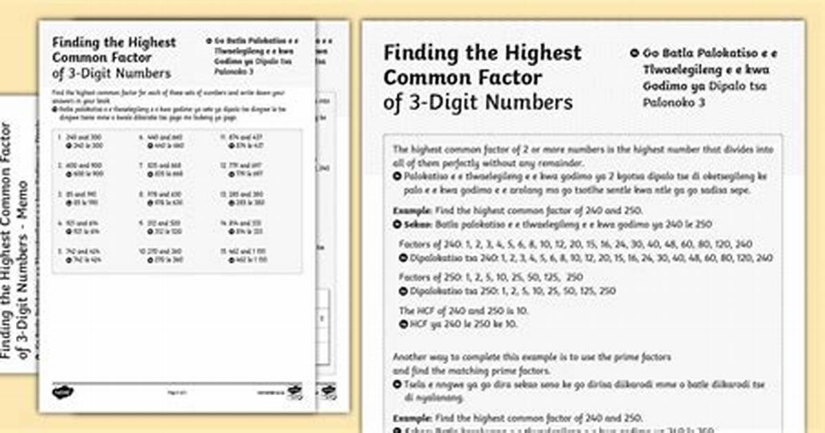 Highest Single-Digit Numbers