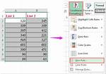 Highlight a Cell Based on Adjacent Value Only If It Is Greater Than Plus or Minus 30 Difference