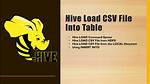 Hive Insert Overwrite Table