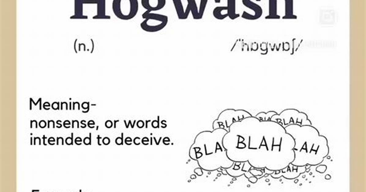 Hogwash