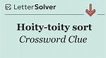 Hoity-Toity Sort