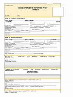 Homeowner's Document