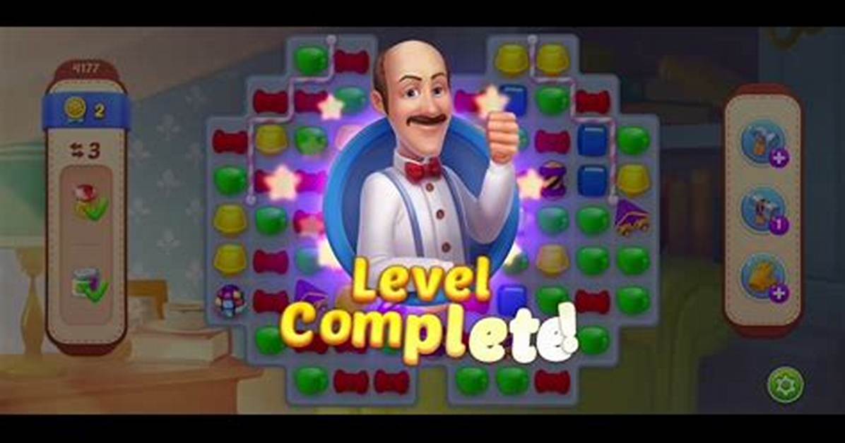 Homescapes – Level 4180 Solution