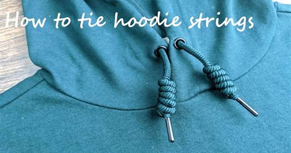 Hoodie String Ties