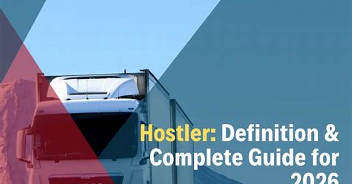 Hostler Definition