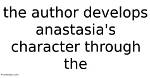 How an Author Develops a Character