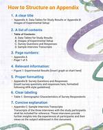 How Appendix Should Look?