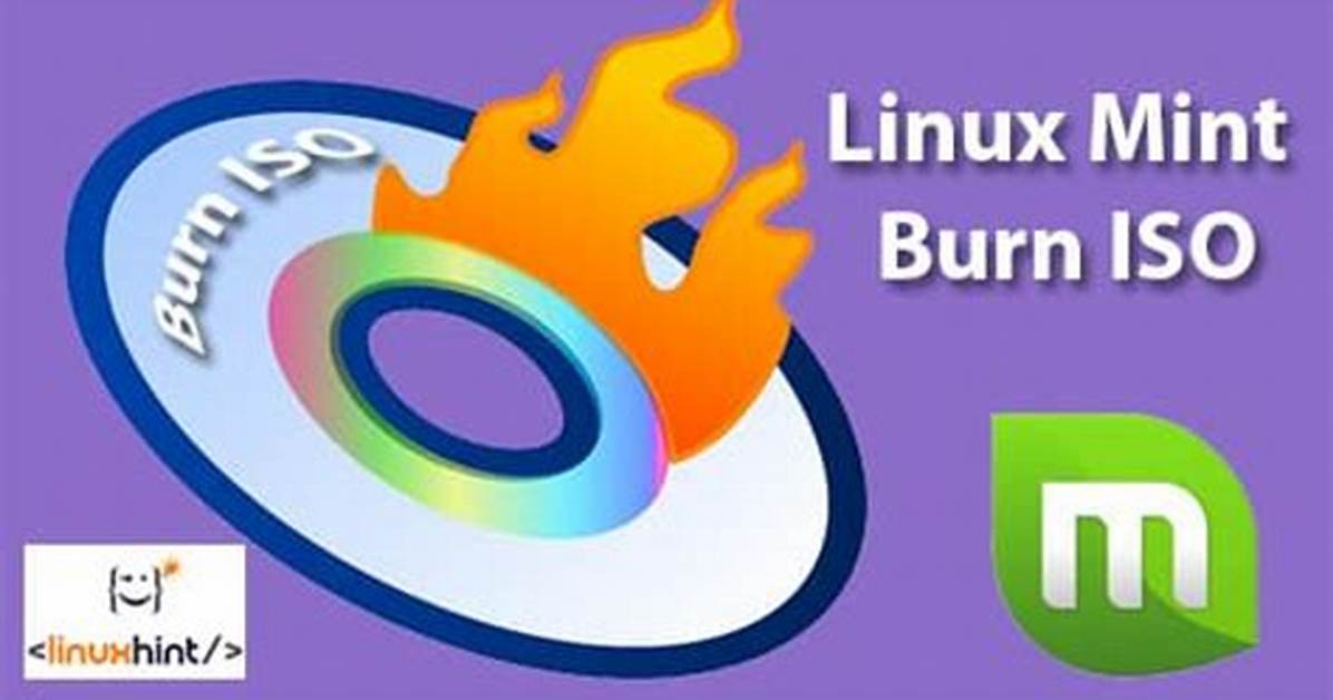 How Burn Iso Linux Mint?