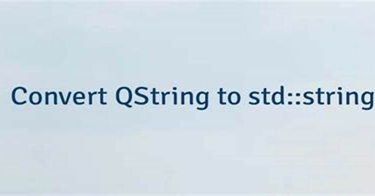 How Can I Convert a Std: :String to Int?
