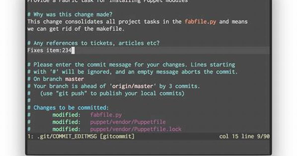 How Can I Make Git Commit Messages Divide into Multiple Lines?