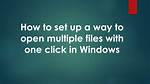How Can I Open Multiple Files Using "With Open" in Python?