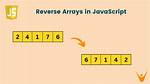 How Can I Reverse an Array in Javascript Without Using Libraries?