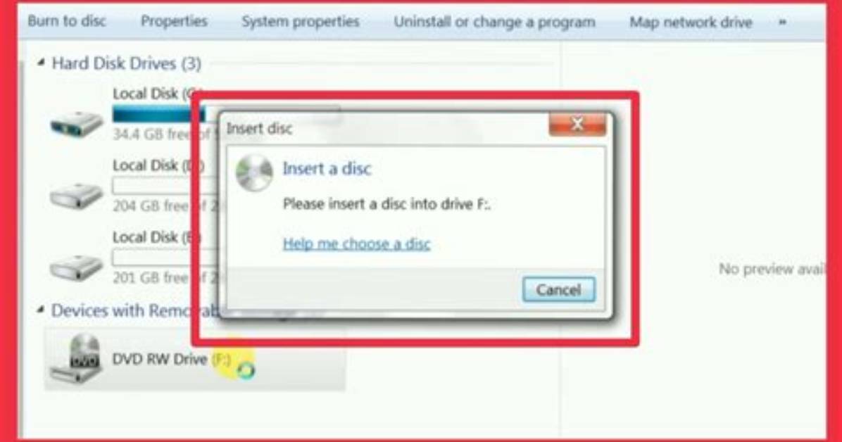 How Can I Solve Insert Cd Problem?