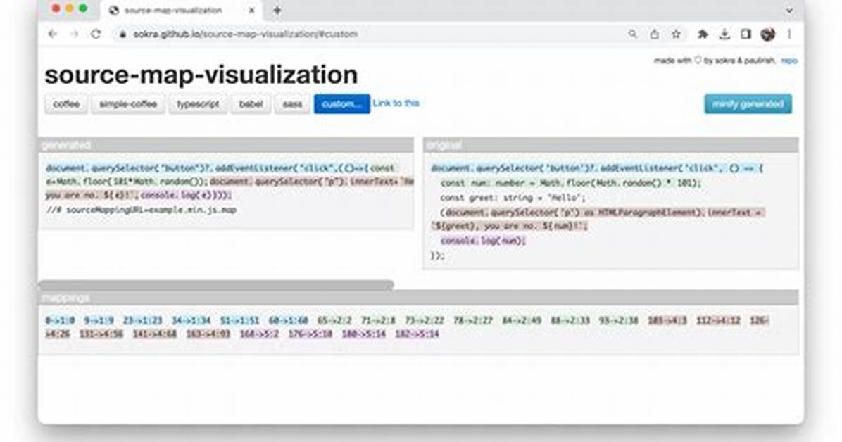 How Can I Use Javascript Source Maps (. Map Files)?