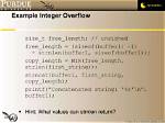 How Can Integer Overflow Be Avoided?