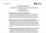 How Complex Systems Fail: a Synopsis