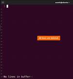 How Delete All Lines in Linux?