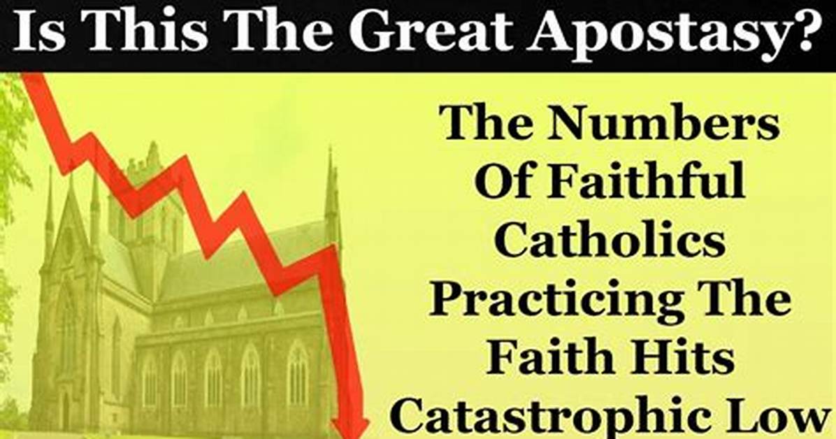 How Do Catholics Commit Apostasy?