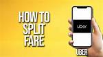 How Do I Accept an Uber Split Fare?