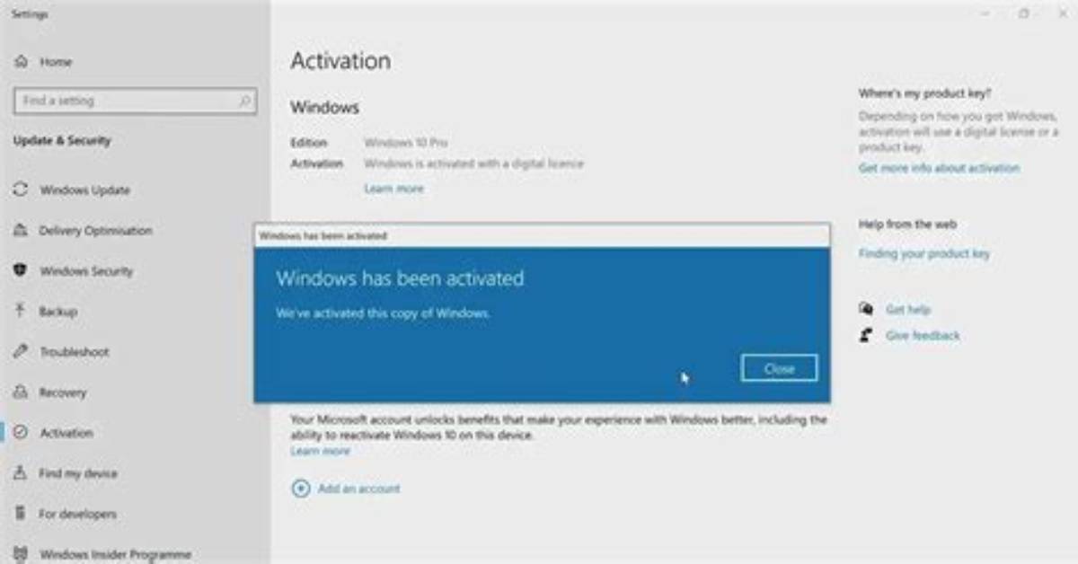 How Do I Activate Windows Through Settings?