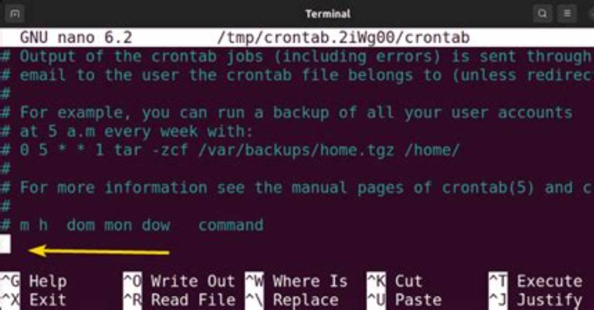 How Do I Back up Crontab