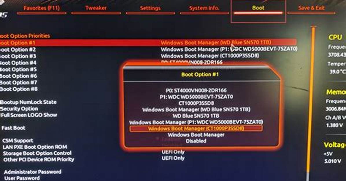 How Do I Boot My Computer from Bios?
