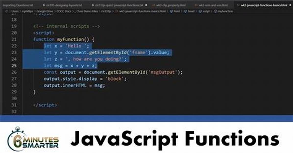 How Do I Call a Javascript Function on Page Load?