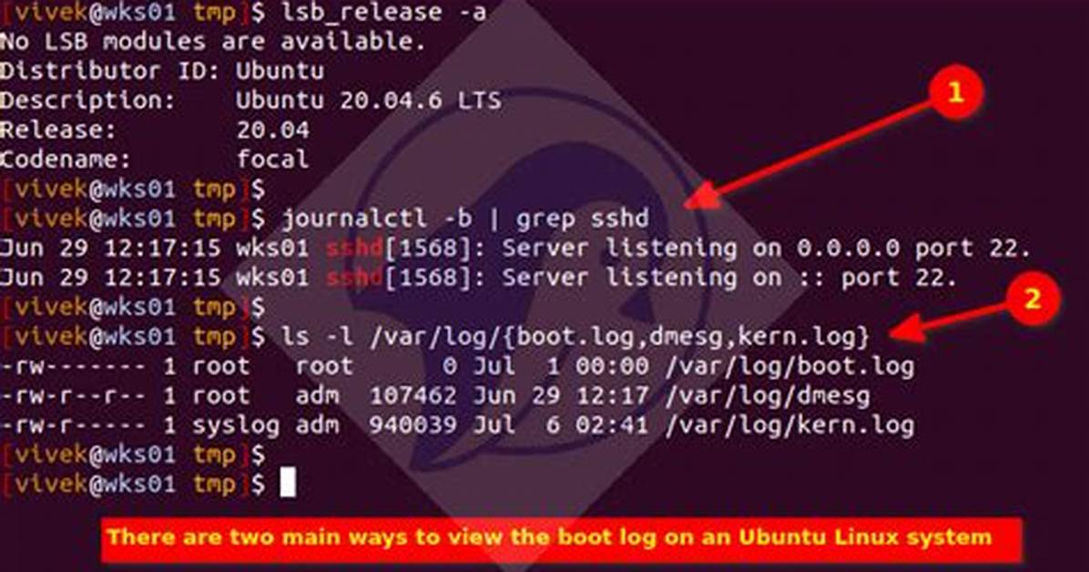 How Do I Check Linux Boot Log?