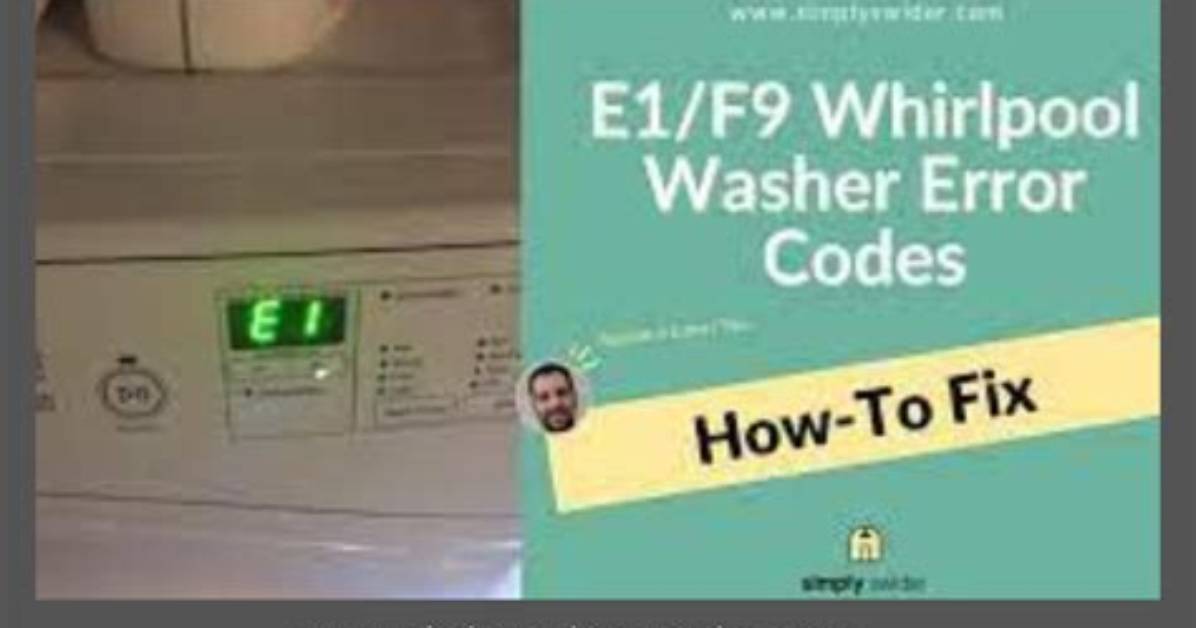 How Do I Clear E1 F9 Code