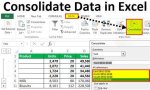 How Do I Consolidate Data in Multiple Worksheets?